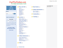 Tablet Screenshot of justforindian.com